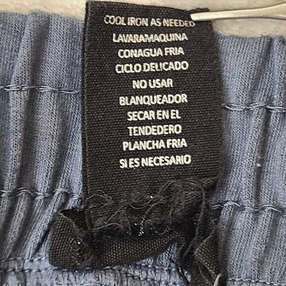 R. Sofia Womens Blue Drawstring Waist Tapered Cargo Jogger Pants Size M - Picture 4 of 8